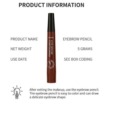 Waterproof 4 Points Long Lasting Eyebrow Pen - BUY 1 GET 1 FREE