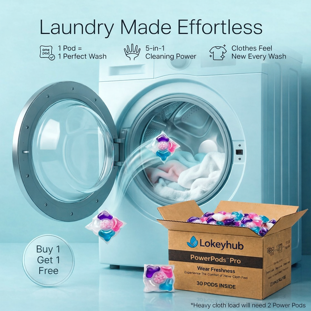 5-in-1 Washing Machine Laundry PowerPods Pro