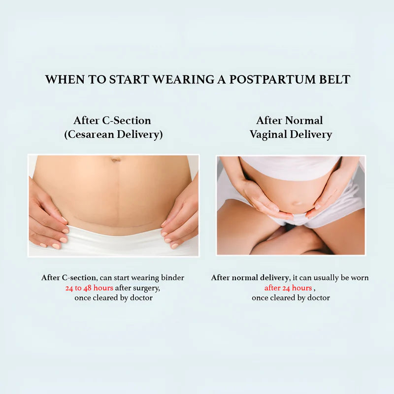 3-in-1 Post Pregnancy Belt for New Moms | Soft, Breathable & Skin-Friendly | 1 Year Warranty
