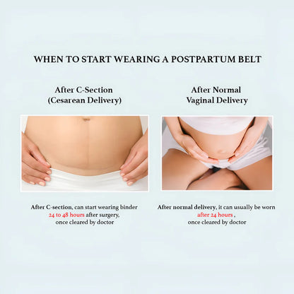 3-in-1 Post Pregnancy Belt for New Moms | Soft, Breathable & Skin-Friendly | 1 Year Warranty