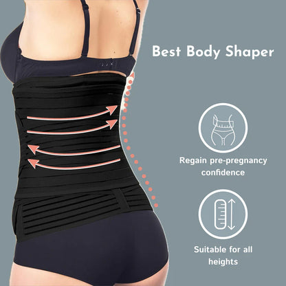 3-in-1 Post Pregnancy Belt for New Moms | Soft, Breathable & Skin-Friendly | 1 Year Warranty
